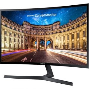 Samsung C27F398 27" Class Full HD Curved Screen LCD Monitor - 16:9 - High Glossy Black - 27" Viewable - LED Backlight - 1920 x 1080 - 16.7 - LC27F398FWNXZA