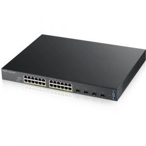 XS2210-28H 24PORT GIGABIT POE+ L2 MANAGED 4 SFP+ 10G 375W - XGS2210-28HP