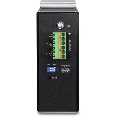 12PORT HARDENED INDUSTRIAL GB POE+ LAYER 2+ MANAGED DIN-RAIL SW - TI-PG1284I - Image 3