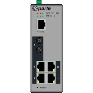 Perle Systems IDS-305F-CSS20DX 4PORT MANAGED SWITCH GE RJ1 FE SC SM DN 20KM XTMP 07012600