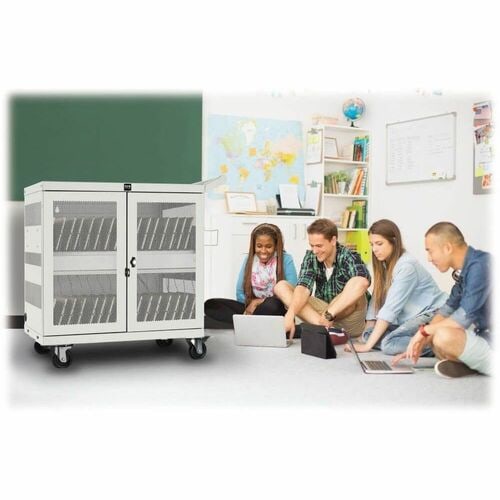 32 PORT CHARGING STATION CART USB ANDROID TABLET IPAD WHITE - CSC32USBW - Image 10