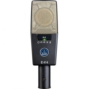 AKG C414 XLS Wired Condenser Microphone - 20 Hz to 20 kHz - Cardioid, Wide-cardioid, Hyper-cardioid, Omni-directional, Bi-directional - Shock Mount - XLR 3059X00050