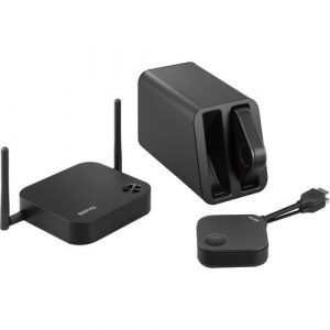 BenQ InstaShow WDC10 IEEE 802.11ac 400 Mbit/s Wireless Presentation Gateway - 5 GHz - 2 x External Antenna(s) - 1 x Network (RJ-45) - Desktop WDC10