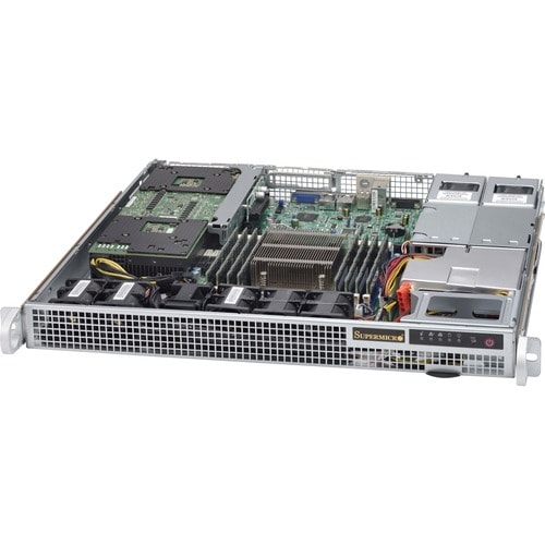 1U SC514 REDUNDANT PLATINUM 400 W PWS CHASSIS - CSE-514-R407W