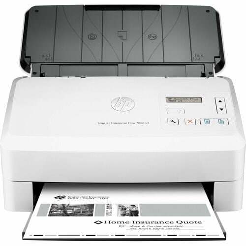 HP Scanjet Enterprise Flow 7000 s3 Sheetfed Scanner - 600 dpi Optical - 48-bit Color - 75 ppm (Mono) - 75 ppm (Color) - Color Scan - Duplex - L2757A#BGJ - Image 8