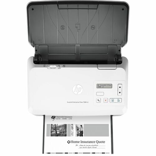 HP Scanjet Enterprise Flow 7000 s3 Sheetfed Scanner - 600 dpi Optical - 48-bit Color - 75 ppm (Mono) - 75 ppm (Color) - Color Scan - Duplex - L2757A#BGJ - Image 12