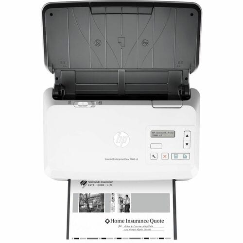 HP Scanjet 7000 s3 Sheetfed Scanner - 600 dpi Optical - 48-bit Color - 75 ppm (Mono) - 75 ppm (Color) - Duplex Scanning - USB *Typically for - L2757A#201 - Image 8