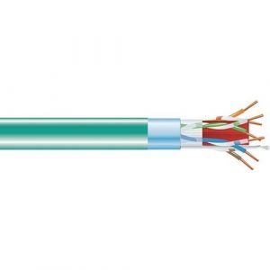Black Box GigaTrue Cat.6a (F/UTP) Network Cable - 1000 ft Category 6a Network Cable for Network Device - First End: Bare Wire - Second End: Bare Wire - - C6ABC51S-GN-1000