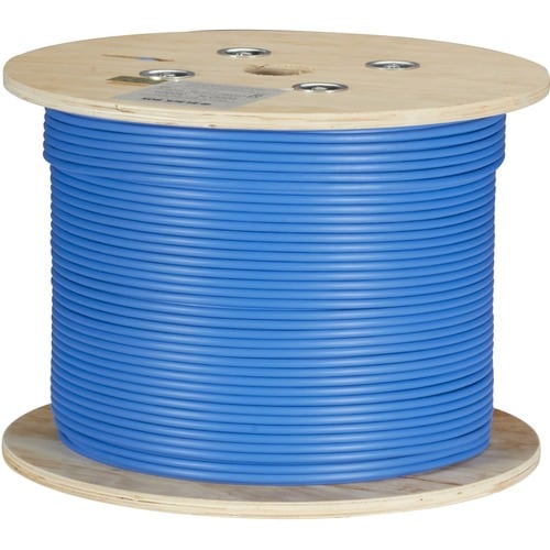 Black Box GigaTrue Cat.6a (F/UTP) Network Cable - 1000 ft Category 6a Network Cable for Network Device - First End: Bare Wire - Second End: Bare Wire - - C6ABC51S-BL-1000 - Image 2