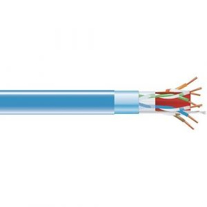 Black Box GigaTrue Cat.6a (F/UTP) Network Cable - 1000 ft Category 6a Network Cable for Network Device - First End: Bare Wire - Second End: Bare Wire - - C6ABC51S-BL-1000