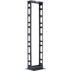 Panduit R2P6S96 Rack Frame - 52U Rack Height x 19" Rack Width - Black - Steel - 1500 lb Maximum Weight Capacity R2P6S96 - R2P6S96