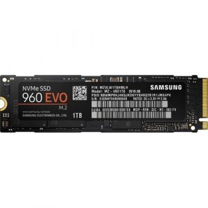 Samsung 960 EVO MZ-V6E1T0BW 1 TB Solid State Drive - M.2 Internal - PCI Express (PCI Express 3.0 x4) - 3200 MB/s Maximum Read Transfer Rate - 256-bit - MZ-V6E1T0BW