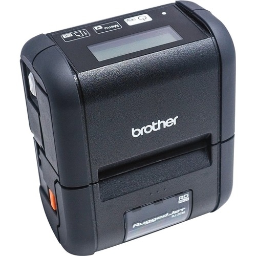 Brother RuggedJet RJ-2030 Direct Thermal Printer - Monochrome - Portable - Receipt Print - USB - Bluetooth - Battery Included - 0.50" Print Length x 2.13" Print Width - RJ2030