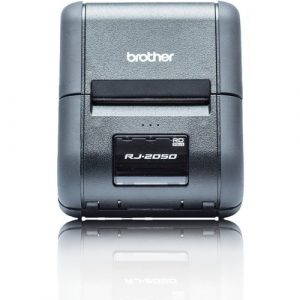 Brother RuggedJet RJ-2050 Direct Thermal Printer - Monochrome - Portable - Receipt Print - USB - Bluetooth - Wireless LAN - Battery Included - 0.50" Print Length x - RJ2050