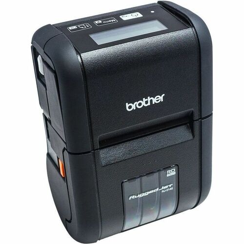 Brother RuggedJet RJ-2140 Direct Thermal Printer - Monochrome - Portable - Label/Receipt Print - USB - Wireless LAN - Battery Included - Black - 0.50" Print Length x - RJ2140 - Image 2