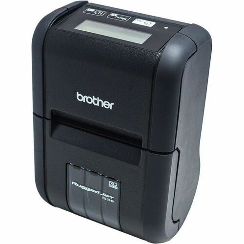 Brother RuggedJet RJ-2140 Direct Thermal Printer - Monochrome - Portable - Label/Receipt Print - USB - Wireless LAN - Battery Included - Black - 0.50" Print Length x - RJ2140 - Image 3