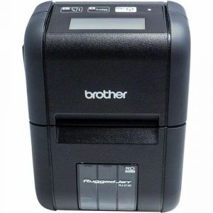 Brother RuggedJet RJ-2140 Direct Thermal Printer - Monochrome - Portable - Label/Receipt Print - USB - Wireless LAN - Battery Included - Black - 0.50" Print Length x - RJ2140
