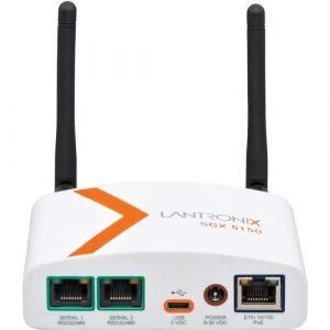 Lantronix SGX 5150 Wireless IoT Gateway, 802.11a/b/g/n/ac, 2xRS485 (RJ45), USB, 10/100 Ethernet, PoE, US Model - Twisted Pair - 1 x Network (RJ-45) - 1 x USB - - SGX5150205US