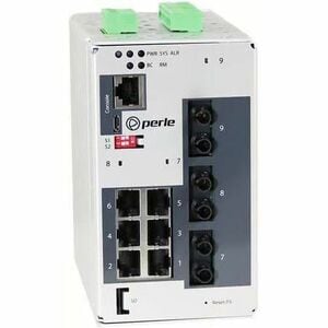 Perle Systems IDS409G3T2MD05SD10 6PORT MNGD SW GE RJ GE ST 2XMM SM10KM CTMP 07014260