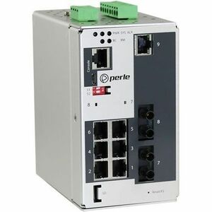 Perle Systems IDS509F3T2SD40MD2XT 6PORT MNGD SW GE RJ FE ST 2XSM40KM MM XTMP 07014220