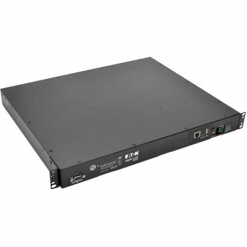 Eaton Tripp Lite Series 2.4kW Single-Phase Switched Automatic Transfer Switch PDU, Two 200-240V C14 Inlets, 10 C13 Outputs, 1U, TAA - IEC 60320 C14 - 10 x IEC - PDUMH15HVATNET - Image 2