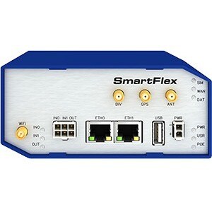 B+B SmartWorx SmartFlex SR305 Wi-Fi 4 IEEE 802.11a/b/g/n Cellular Modem/Wireless Router - 4G - LTE - 2.40 GHz ISM Band - 5 GHz UNII Band - 2 x - SR30510010