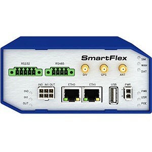 B+B SmartWorx SmartFlex SR305 Cellular Modem/Wireless Router - 4G - LTE - 2 x Network Port - USB - Fast Ethernet - VPN Supported - Rail-mountable, Desktop - SR30500310