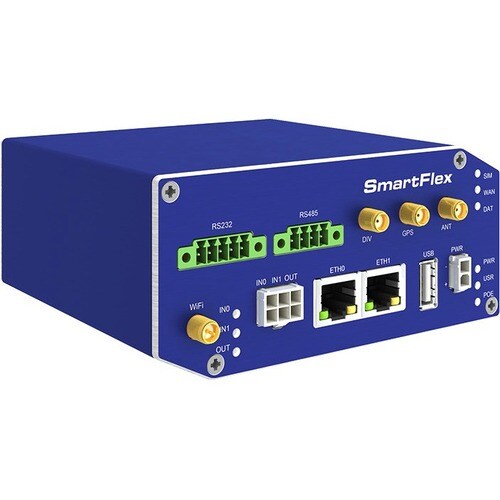 B+B SmartWorx SmartFlex SR305 Wi-Fi 4 IEEE 802.11a/b/g/n Cellular Modem/Wireless Router - 4G - LTE - 2.40 GHz ISM Band - 5 GHz UNII Band - 2 x - SR30518320