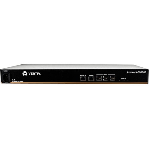 Vertiv 48PORT ACS 8000 CONSOLE SVR W/ SINGLE AC PWR SUPPLY TAA COMPLIANT ACS8048SAC-400