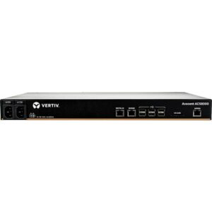 Vertiv 32PORT ACS 8000 CONSOLE SVR W/ DUAL AC PWR SUP BUILTIN MODEM TAA ACS8032MDAC-400