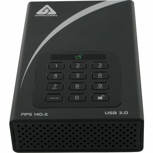 Apricorn Aegis Padlock DT FIPS ADT-3PL256F-10TB 10 TB Desktop Hard Drive - 3.5" External - Black - TAA Compliant - Desktop PC Device Supported - USB 3.0 - - ADT-3PL256F-10TB - Image 7