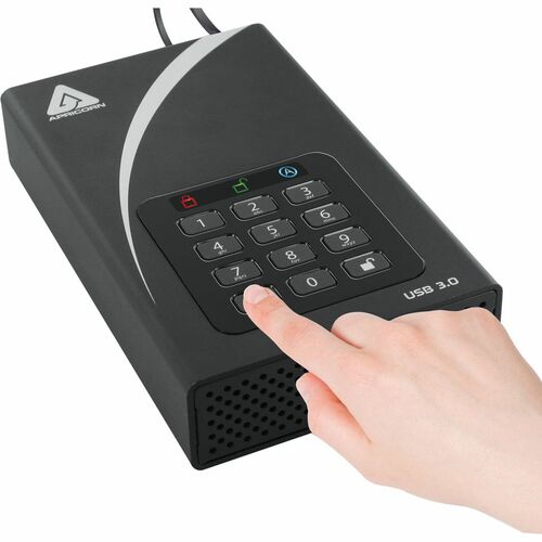 10TB AEGIS PADLOCK DT SECURE USB 3.0 HW ENCRYPTED - ADT-3PL256-10TB - Image 4