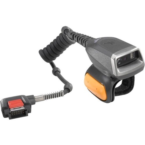 Zebra RS5000 1D/2D Corded Ring Scanner - Cable Connectivity - 1D, 2D - Imager RS5000-LCFLWR - RS5000-LCFLWR