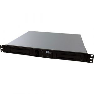 CRU RAX RAX215DC-3QJ Drive Enclosure - FireWire/i.LINK 800, USB 3.0, eSATA Host Interface - 1U Rack-mountable - Black - 2 x HDD Supported - 2 x Total Bay - 40610-3199-0000