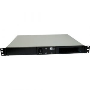 CRU RAX RAX215DC-3QJ Drive Enclosure - FireWire/i.LINK 800, USB 3.0, eSATA Host Interface - 1U Rack-mountable - Black - 1 x Total Bay - 1 x 3.5" Bay - 40610-3199-0001