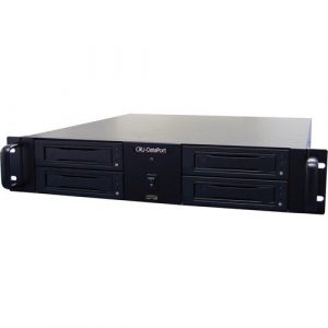CRU RAX RAX425DC-SJ Hard Drive Carrier Frame - eSATA Host Interface - 2U Rack-mountable - Black - 4 x HDD Supported - 4 x Total Bay - 4 - 41210-1199-0000