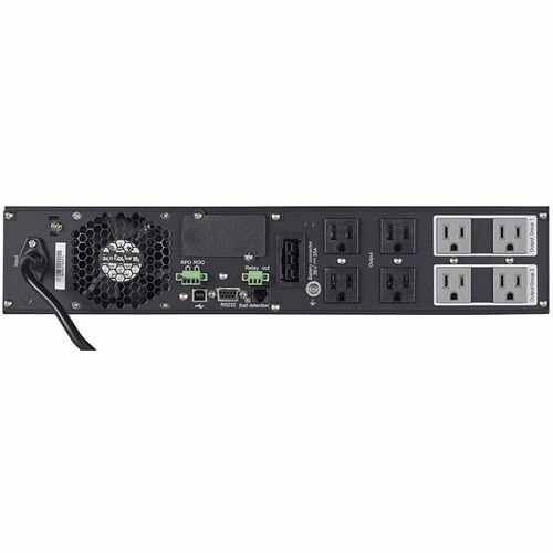 Eaton 9PX 700VA 630W 120V Online Double-Conversion UPS - 5-15P, 8x 5-15R Outlets, Cybersecure Network Card Option, Extended Run, 2U Rack/Tower - 2U Rack/Tower - 120 V AC - 9PX700RT