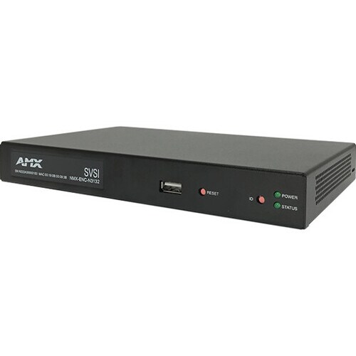 AMX H.264 Compressed Video over IP Encoder, PoE, SFP, HDMI, USB for Record - Functions: Video Encoding, Video Recording, Audio Embedding - 1920 x 1080 - H.264 - - FGN3132-SA - Image 3