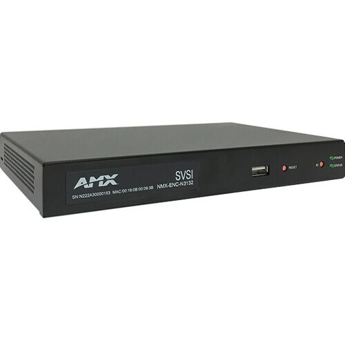 AMX H.264 Compressed Video over IP Encoder, PoE, SFP, HDMI, USB for Record - Functions: Video Encoding, Video Recording, Audio Embedding - 1920 x 1080 - H.264 - - FGN3132-SA - Image 4