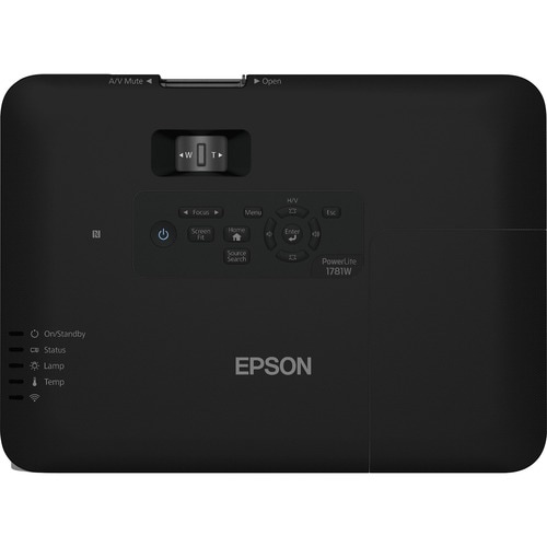 Epson PowerLite 1781W LCD Projector - 16:10 - 1280 x 800 - Rear, Ceiling, Front - 4000 Hour Normal Mode - 7000 Hour Economy Mode - WXGA - - V11H794120 - Image 7