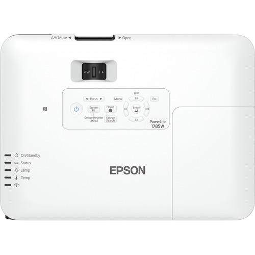 Epson PowerLite 1785W LCD Projector - 16:10 - 1280 x 800 - Rear, Ceiling, Front - 4000 Hour Normal Mode - 7000 Hour Economy Mode - WXGA - - V11H793020 - Image 5
