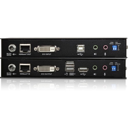 ATEN USB DVI HDBaseT 2.0 KVM Extender (1920 x 1200@100 m)-TAA Compliant - 1 Computer(s) - 1 Remote User(s) - 492.13 ft Range - WUXGA - 1920 x - CE620 - Image 2