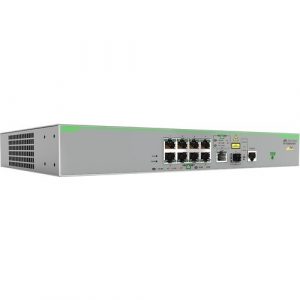 Allied Telesis 8X10/100T POE+ PORTS 1XGGB/SFP COMBO PORT FIXED AC PS US PWR CORD AT-FS980M/9PS-10