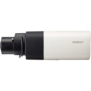 HANWHA 5MP BOX NETWORK CAMERA SIMPLE FOCUS WDR ANALYTICS POE XNB-8000