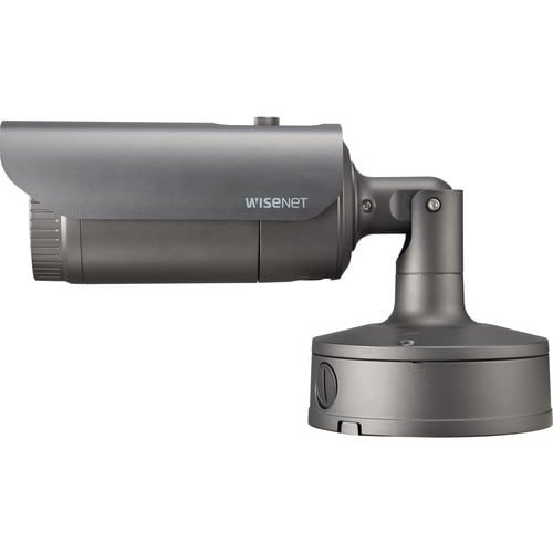 Wisenet XNO-6080R 2 Megapixel Outdoor Full HD Network Camera - Monochrome, Color - Bullet - Dark Gray - 164.04 ft Infrared Night Vision - MPEG-4 AVC, MJPEG, H.264, - XNO-6080R - Image 3
