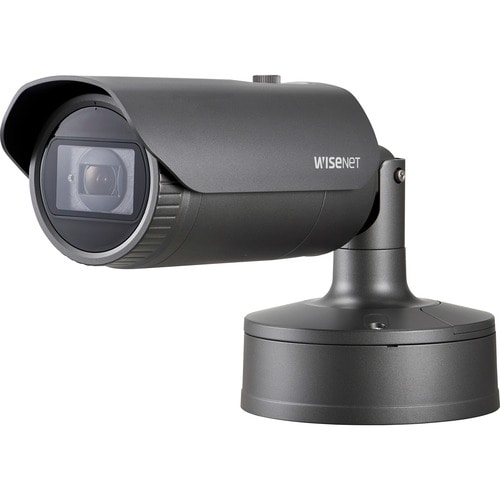 Wisenet XNO-6080R 2 Megapixel Outdoor Full HD Network Camera - Monochrome, Color - Bullet - Dark Gray - 164.04 ft Infrared Night Vision - MPEG-4 AVC, MJPEG, H.264, - XNO-6080R