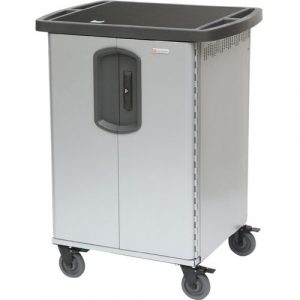 Bretford Mobility MiX Module (AC Charge Only) - 4 Casters - Platinum HKWH2BG1 - HKWH2BG1