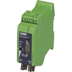 Perle PSI-MOS-RS232/FO 850 T Transceiver/Media Converter - 2 x ST Ports - DuplexST Port - Multi-mode - 0 mil Fiber - 4.20 km - Power Supply - Rail-mountable - 27084238