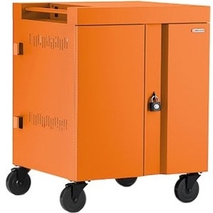 Bretford CUBE CHARGE CART 16 AC TAG BP 1.4IN W SLOTS TANGERINE FINISH TVC16PAC-TAG