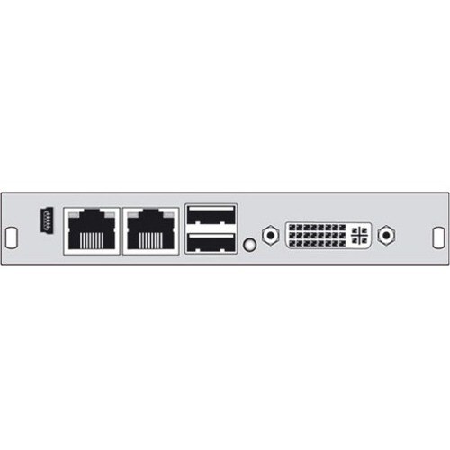 Black Box DKM Modular KVM Extender, Receiver Interface Card, DVI-D, USB HID, 2X CATx - 1 Computer(s) - 2560 x 1600 Maximum Video Resolution - 2 x Network - ACX1MR-DHID-2C